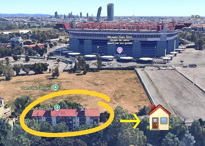 Free Park, 100m From San Siro, Derby Apartament Mediolan
