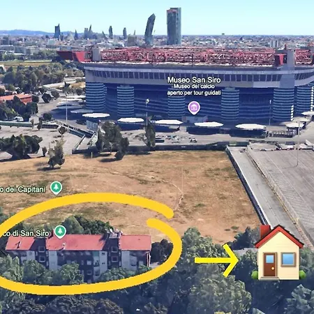 Free Park, 100m From San Siro, Derby Two-room Apartment Mailand
